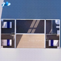 Module de maison préfabriquée, cabane, abri, maison mobile, bureau, boutique, hôtel, jardin, petite maison, villa, conteneur préfabriqué avec salle de bain