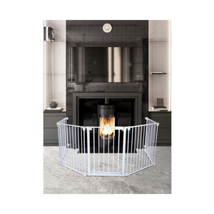 Patio de juegos 3 en 1, puerta de seguridad para niños, cierre automático, puerta para perros, valla para mascotas para casa, escaleras, puertas, chimenea, puerta para bebé, Extra ancha - Product Image 2