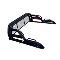 Barra antivuelco de doble tubo con malla protectora para cabina, kit de accesorios de modificación para la caja de la camioneta JAC Hunter T9, barra deportiva.