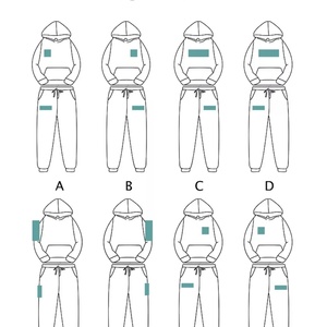 Ensemble de survêtement en nylon pour homme 2026, le plus vendu, avec logo personnalisé, veste coupe-vent zippée et pantalon de jogging pour le sport en extérieur - Product Image 4