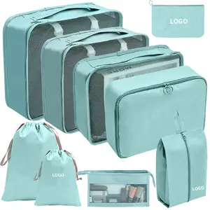 New Design 8pcs Set Travel Organizers Bag Set for Travel Accessories with Waterproof Shoe Bag