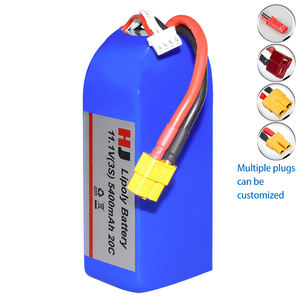 Fábrica lipo li polímero 11.1V 5400mAh baterias de lítio para brinquedo de madeira helicóptero veículo com bateria do caminhão leve - Product Image 6
