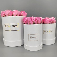 Boîte cadeau ronde en carton recyclé personnalisée OEM pour la Saint-Valentin