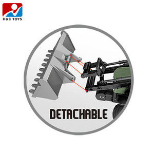 Tracteur de ferme télécommandé 7 canaux 2,4 GHz avec remorque et chargeur pour enfants - Product Image 3