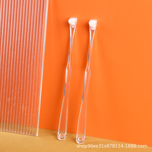 Transparent Pet Toothbrush Small Head For Cat Oral Care Manual Brush PETG Material - Product Image 3