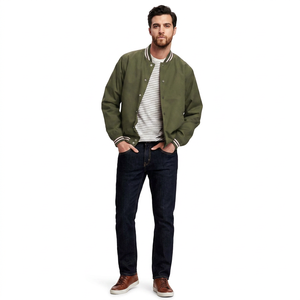 Chaqueta Varsity para Hombre en Oferta, Material Duradero de Alta Calidad con Logotipo Personalizado para Invierno - Product Image 1