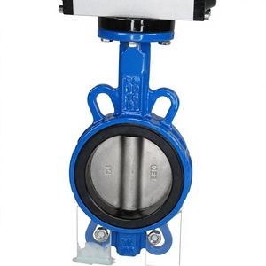 Задвижка дисковая межфланцевая PN16 10 дюймов, высокотемпературная, с PTFE-уплотнением, из нержавеющей стали 304, пневматическая, для масла и воды - Product Image 6