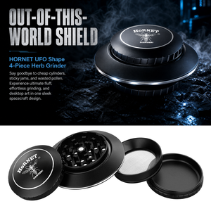 Wholesale 79mm 4-Layer Multicolor Metal <b>Herb</b> <b>Grinder</b> - Durable UFO-Shaped Aluminium Alloy Cigarette Mill - Product Image 4