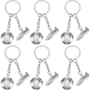 Llaveros 2026 para niños y niñas, recompensas escolares, novedosos y lindos, con diseño de balón de fútbol, mini recuerdos de fiesta para aficionados, hombres y mujeres, regalo - Product Image 1