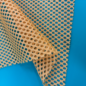 Tissu en maille plate à gros trous, respirant, 100% polyester, <span class=keywords><strong>très</strong></span> léger, à motif écossais, séchage rapide, pour canapé, sac à main, linge - Product Image 5