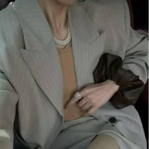 Caja de Regalo de Joyería de Alta Gama para Industria Pesada, Collar de Perlas Multicapa con Cuentas de 4-5 mm - Product Image 3