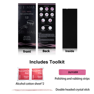 รูปลอกศิลปะแบบติดง่ายต่อการทาเล็บเจลกึ่งปัจจุบันพร้อมรังสียูวีในระยะยาวแถบผ้าพันเจล UV สำหรับตาแมวติดทนนานมี3000สไตล์ - Product Image 5