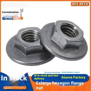 Tráng đồng thau lục giác mặt bích Nut thép carbon lớn cạnh Hàn Nut với mở rộng và mở rộng mặt bích bên ngoài - Product Image 6