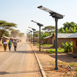 Luces Solares para Exteriores de 60W, Todo en Uno, Resistentes al Agua IP66, Lámpara LED para Carreteras, 12 Años de Calidad de Fábrica - Product Image 6