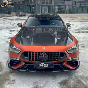 Lèvre avant en fibre de carbone sèche, pare-chocs arrière, jupes latérales d'aile de diffuseur et accessoires de voitures pour Mercedes AMG GT50 GT53 <span class=keywords><strong>GT63S</strong></span> - Product Image 3