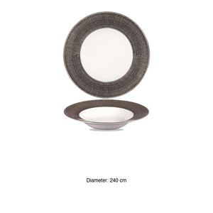 Bol à pâtes Bamboo Relief Dusk 24 cm Intérieur 13,5 cm Churchill -12-Dubalwbm - Product Image 3