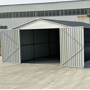 Abri de jardin moderne en métal avec structure en alliage d'aluminium <span class=keywords><strong>et</strong></span> <span class=keywords><strong>bois</strong></span> traité sous pression - Product Image 1