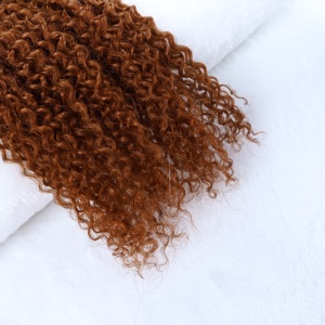 Extensioni di capelli umani ricci e voluminosi, morbidi, per cucire e intrecciare - Product Image 6