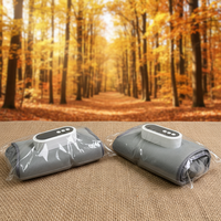 Nouvel appareil de massage des jambes avec chaleur et compression d'air pour soulager la douleur, bottes de massage des cuisses à air comprimé
