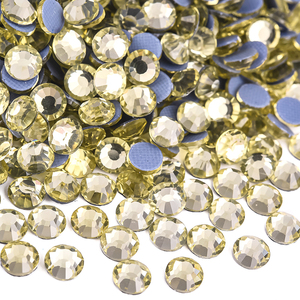 คริสตัลแก้วสีธรรมดาขายส่ง Blinginbox  คริสตัลติดเสื้อผ้าแบบหลังแบนขายส่ง - Product Image 3