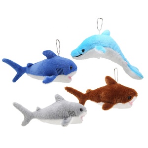 Porte-clés en peluche animaux marins (<span class=keywords><strong>requin</strong></span>, tortue) mignons et personnalisés, vente en gros à prix abordable pour machines à griffes - Product Image 3