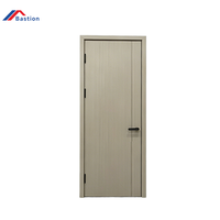 Porte intérieure moderne postmoderne en bois massif avec isolation acoustique, taille personnalisée, surface finie pour bureau et cour