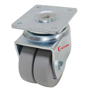 Rodízios de <span class=keywords><strong>2</strong></span> Polegadas de Alta Resistência com Giro de 360 Graus, Material de Aço TPR, Rolamento de Esfera, Operação Silenciosa para Rodízios - Product Image 5