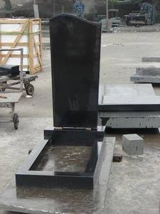 Monuments funéraires en granit noir absolu, design moderne américain pour jardin - Product Image 4