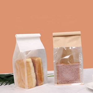 Bolsa de Papel Kraft Blanca con Ventana Transparente para Pan y Queso, Precio al por Mayor - Product Image 1