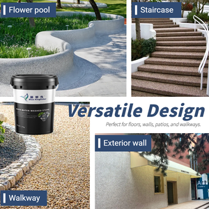 Pavé commercial à fort impact en résine de pierre lavée motif Glaucoppe bleue, avec logo personnalisé, pour entrée de <span class=keywords><strong>magasin</strong></span> phare, direct usine - Product Image 5