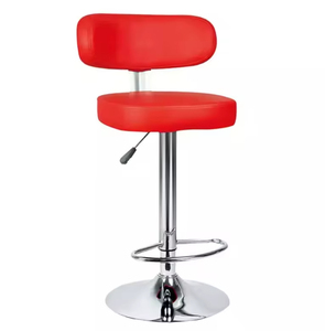 <strong>Replacement</strong> Modern PU Leather Red Swivel <strong>Bar</strong> <strong>Stool</strong> <strong>Seats</strong> with <strong>Seat</strong> Back for Home <strong>Bar</strong> and Mall Use - Product Image 3