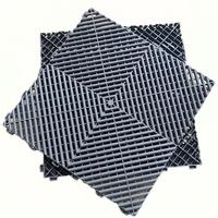 Baldosas Estilo Swisstrax, Piso de Garaje Encastrable de Caucho Compuesto, Piso Modular para Estacionamiento