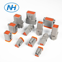 Conector hembra de 2 vías con enchufe automático de 2 pines, carcasa de nailon, conectores automáticos Deutsch DT de 2P