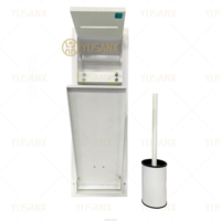 Niche murale encastrée moderne en acier inoxydable 304 pour boîte à mouchoirs, brosse WC, porte-papier dissimulé et nettoyeur de toilettes, compatible carrelage