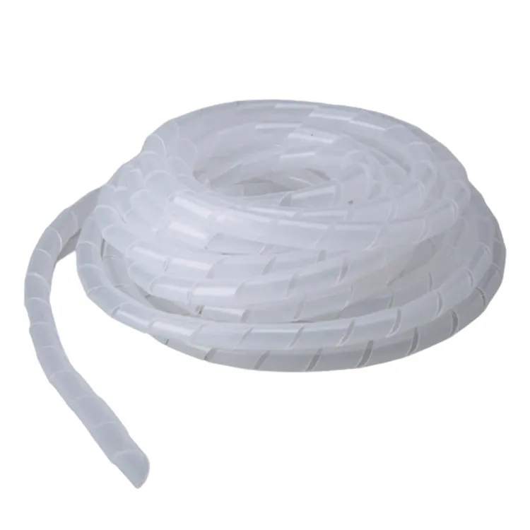Factory Wholesale Sales Black And White Plastic Cable Sleeve Spiral Wound Tape
