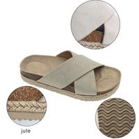 Turc afrique du sud jamaïque sans lacet pantoufles pour filles sandales à semelles compensées dames pantoufles femmes chaussures Pakistan EVA PU liège