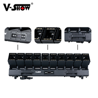 VSHOW W1060 Extérieur IP66 10*60w Dmx Pixel Bar Beam Zoom Wall Wash 10x60w Rgbw 4in1 Led Moving Head Light avec Bandes Lumineuses LED