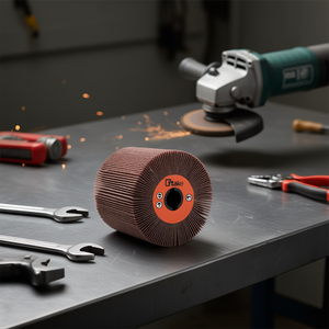 Ttake Abrasive Cloth Flap <b>Wheel</b> 100x100 Mm With Hole For <b>Grinding</b> And Polishing - Product Image 3
