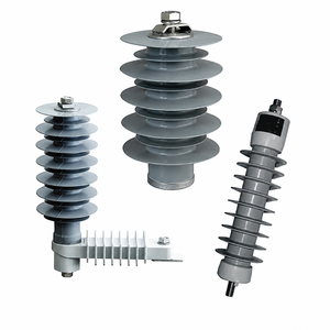 Parafoudre à oxyde de zinc haute tension, parafoudre à oxyde métallique pour la protection contre les surtensions des transformateurs de sous-stations - Product Image 1