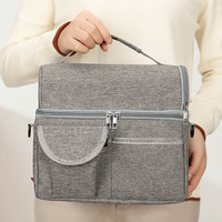 Qetesh sac à lunch pour mère grande capacité personnalisation Portable isolé résistant à l'eau pique-nique sac isotherme avec multi-poches