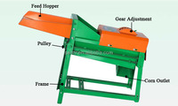 SAMY 5TY-Series décortiqueur multifonction petite empreinte machines agricoles pour la récolte de haricots de blé de maïs
