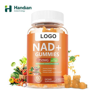 תווית פרטית liposomal nad + gummies קולגן ביוטין רזברטרול ויטמין תאי חילוף החומרים האנרגיה - Product Image 1