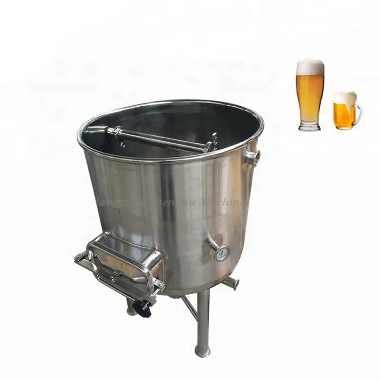 Factory Price ZJ Beer Fermentation Tank Mush Tun Equipment Brewing Bucket Turnkey For Home Brewing Machine