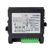 AOTAI VAHZ-96 Mini Multi-fungsi 4-Digit AC/DC Voltmeter Digital LED Fase Tunggal dengan Akurasi 1% AC 0-500V
