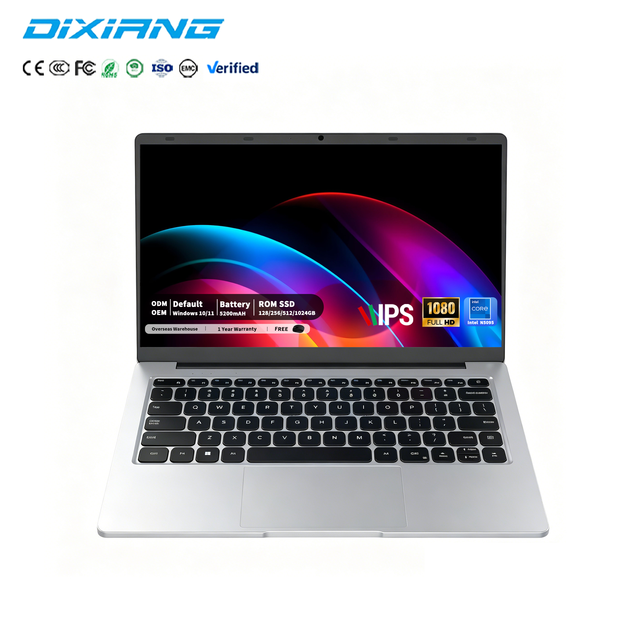 Brand New Wholesale Hot Selling Cheap 14" IPS N5095 8GB-32GB RAM 512GB SSD UK Plug Portable Laptop OEM for Students & Business