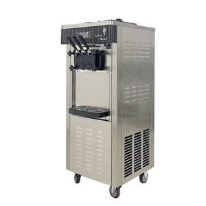 Machine à glace molle verticale/de comptoir 3 saveurs, autonettoyante, pour usage commercial, type italien - Product Image 4