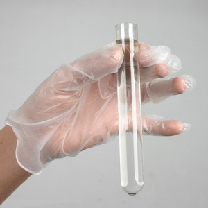 100 Uds caja al por mayor guantes de vinilo sin polvo transparente Color claro 3,5 Mil para servicio de alimentos - Product Image 2