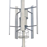 Générateur de turbine de vent d'axe vertical de 2KW 3KW 5KW avec la production d'électricité annuelle stable
