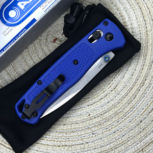 Meilleure vente : Étui pliable personnalisable OEM pour couteau de camping BM535 BUGOUT, lame en acier S30V de qualité DIY, pointe de lance, EDC - Product Image 5