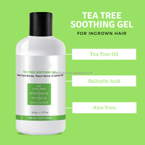 Crema de tratamiento del cabello encarnado, después del afeitado eliminador de quemaduras, <span class=keywords><strong>Gel</strong></span> calmante, Etiqueta Privada - Product Image 2